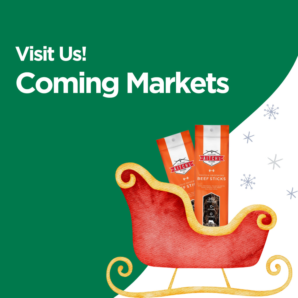 Get Festive with Aitch's Biltong at Our Christmas Markets!